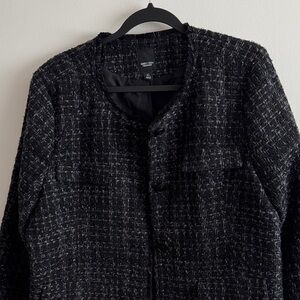 Vera Wang Women's Black Tweed Jacket